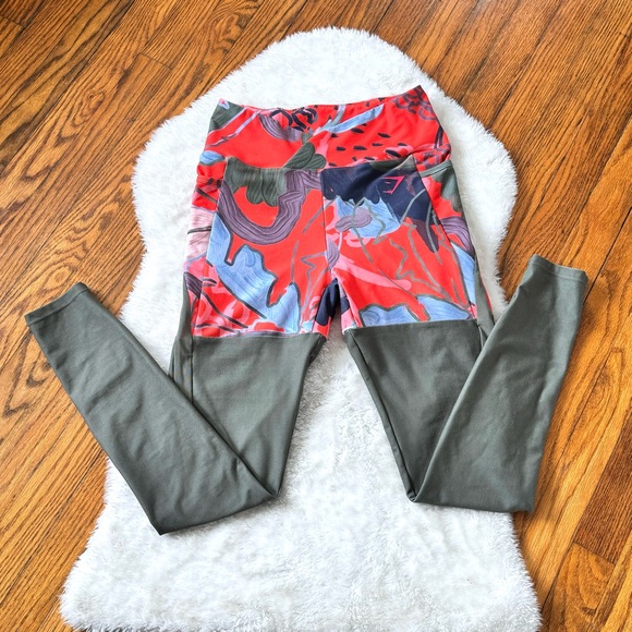 Gymshark X Nikki Blackketter Dynamic V-cut Sculpt Waistband Mesh Leggings Sz M - Picture 2 of 14